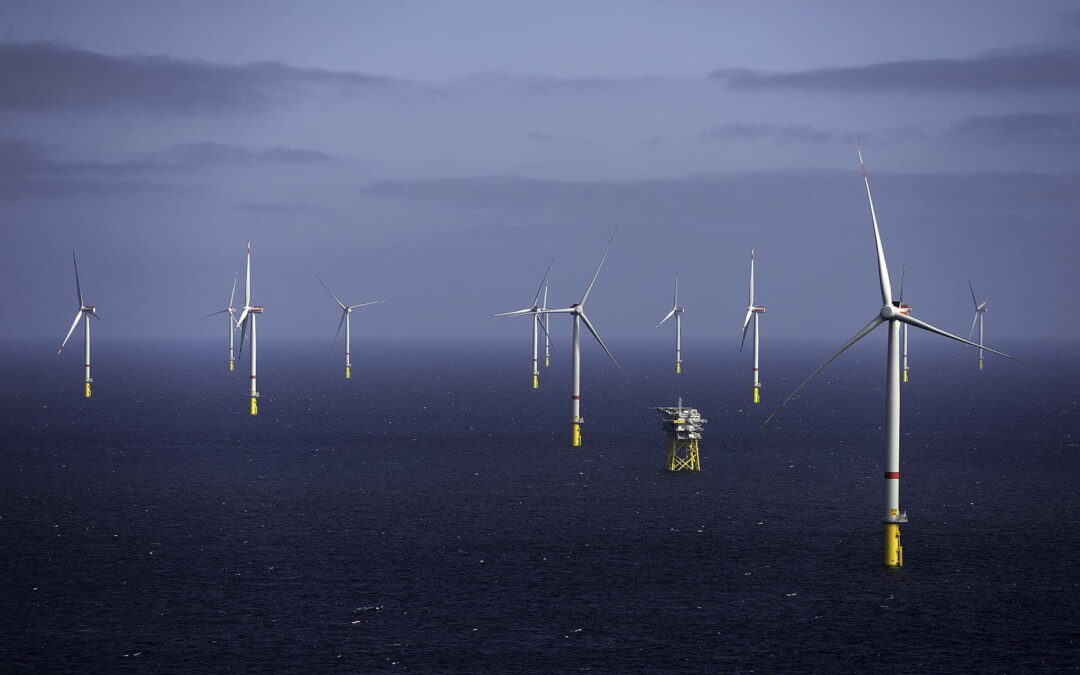 Bis zu 60 GW Windkraftpotential auf deutscher See